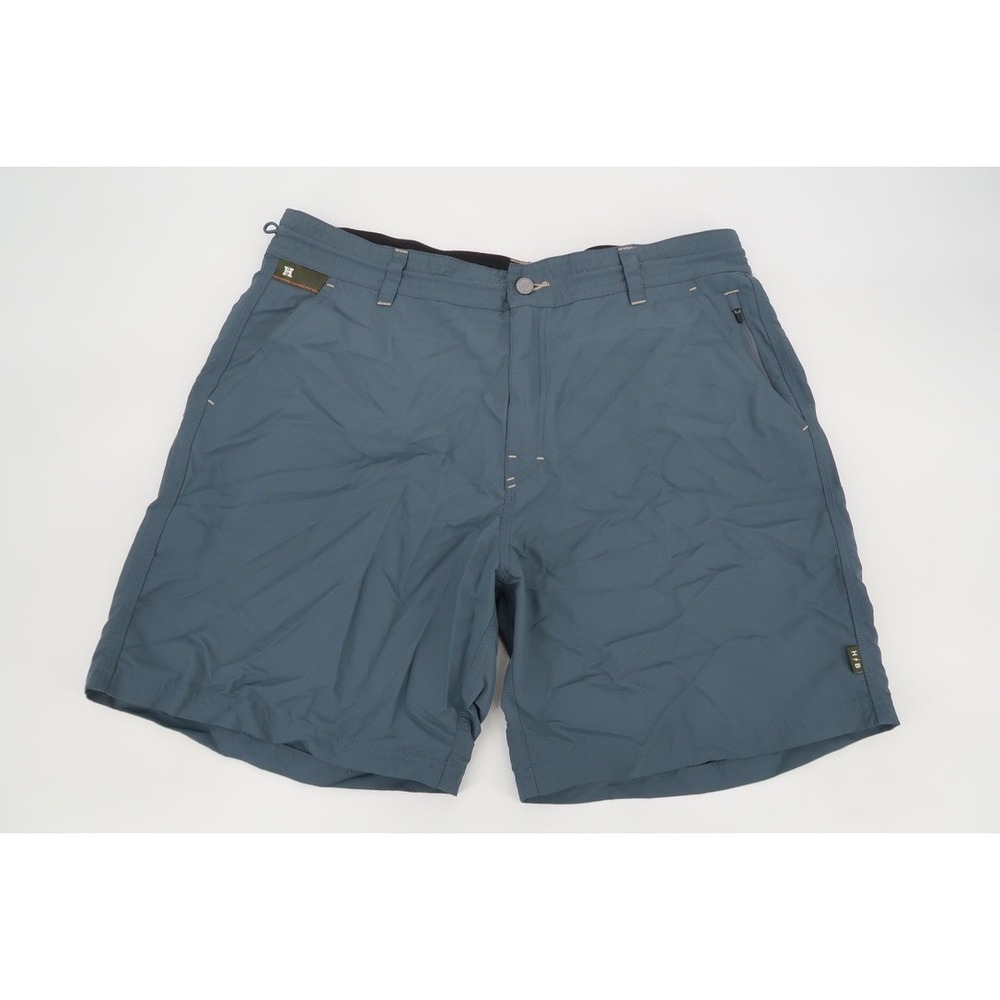 Howler Brothers Horizon 2.0 Hybrid Shorts Mens 38 Petrol Blue Nylon Outdoor 7.5"